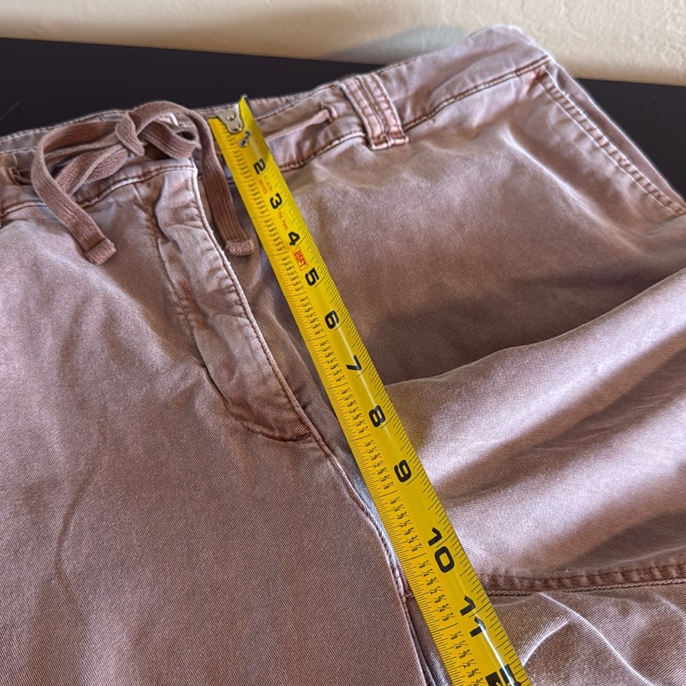 J Jill Women’s Wide Leg Cropped Pants/ Capris washed brown size 14 - Picture 10 of 16